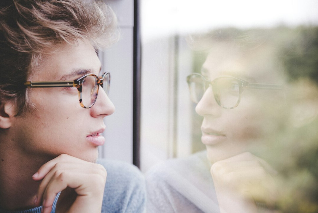 person reflecting after talk